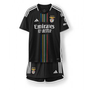 Benfica Replica Away Stadium Kit for Kids 2023-24 Short Sleeve (+ pants)